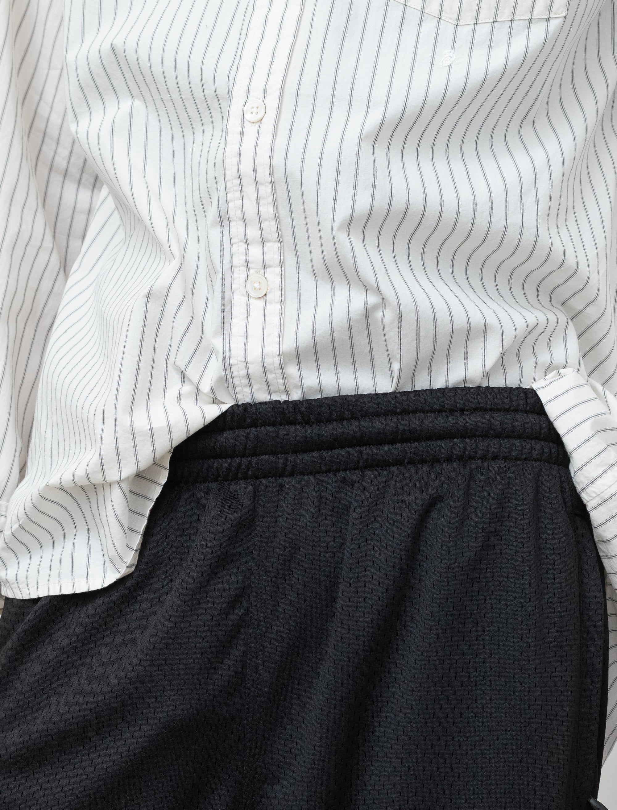 Mesh Track Pant (Black) - Image 4
