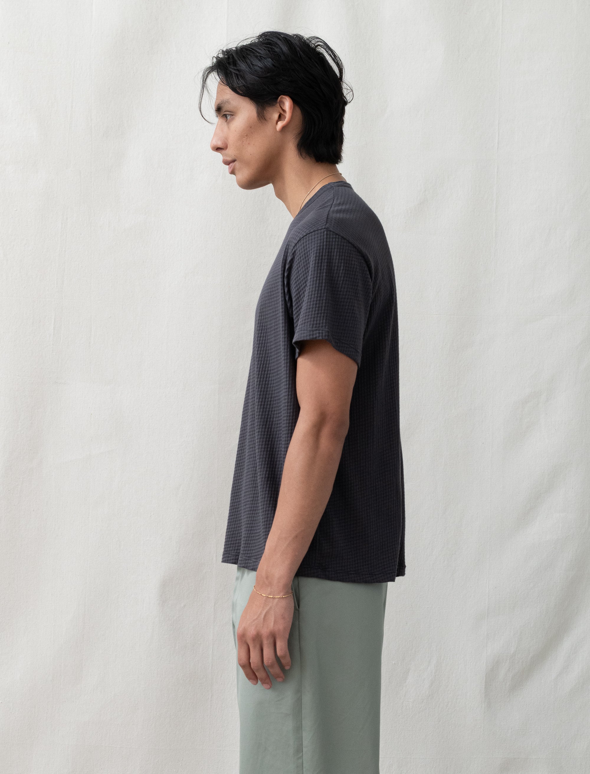 Sheer Gauze T-Shirt (Flint) - Image 2