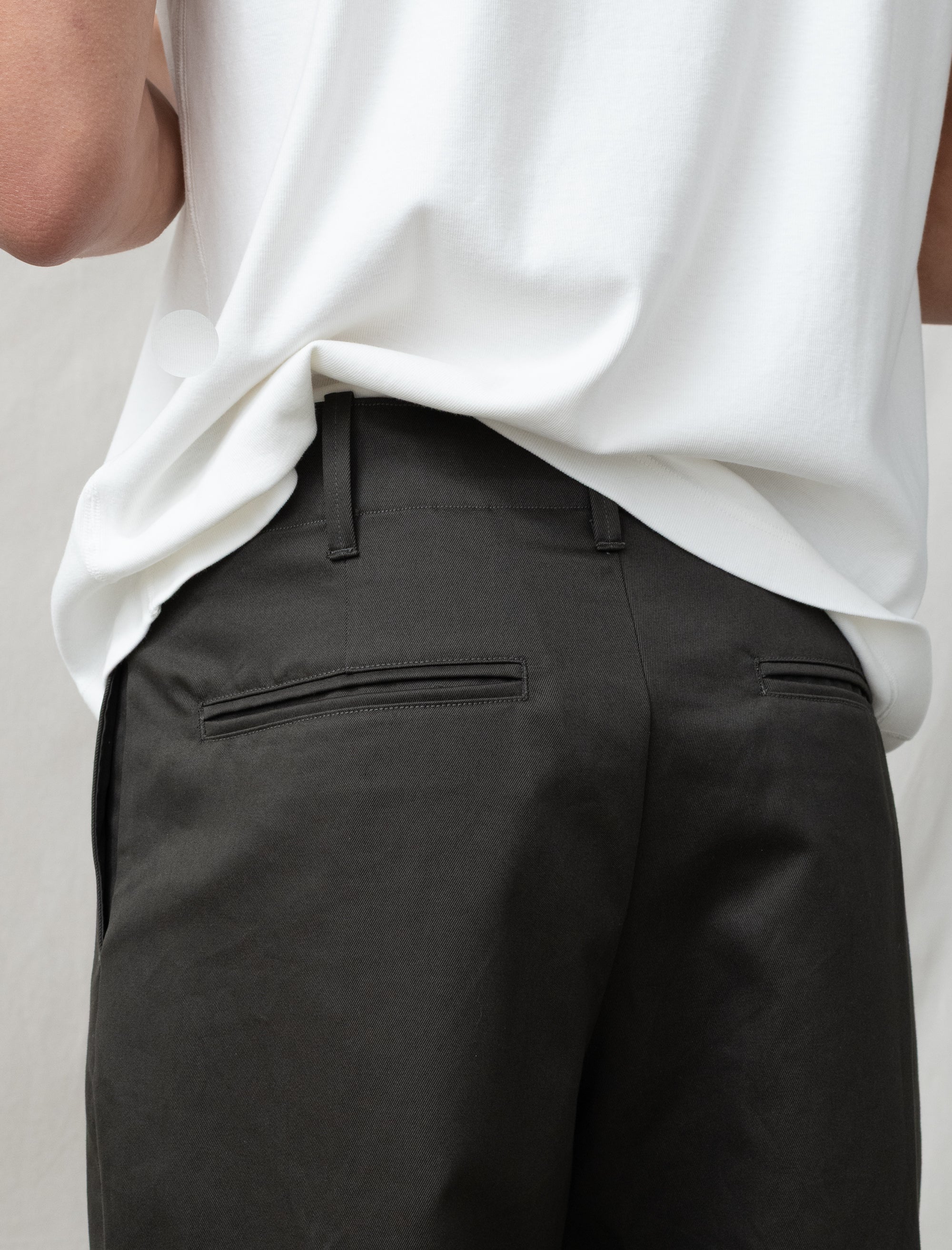 Twill Trouser (Black Olive) - Image 5