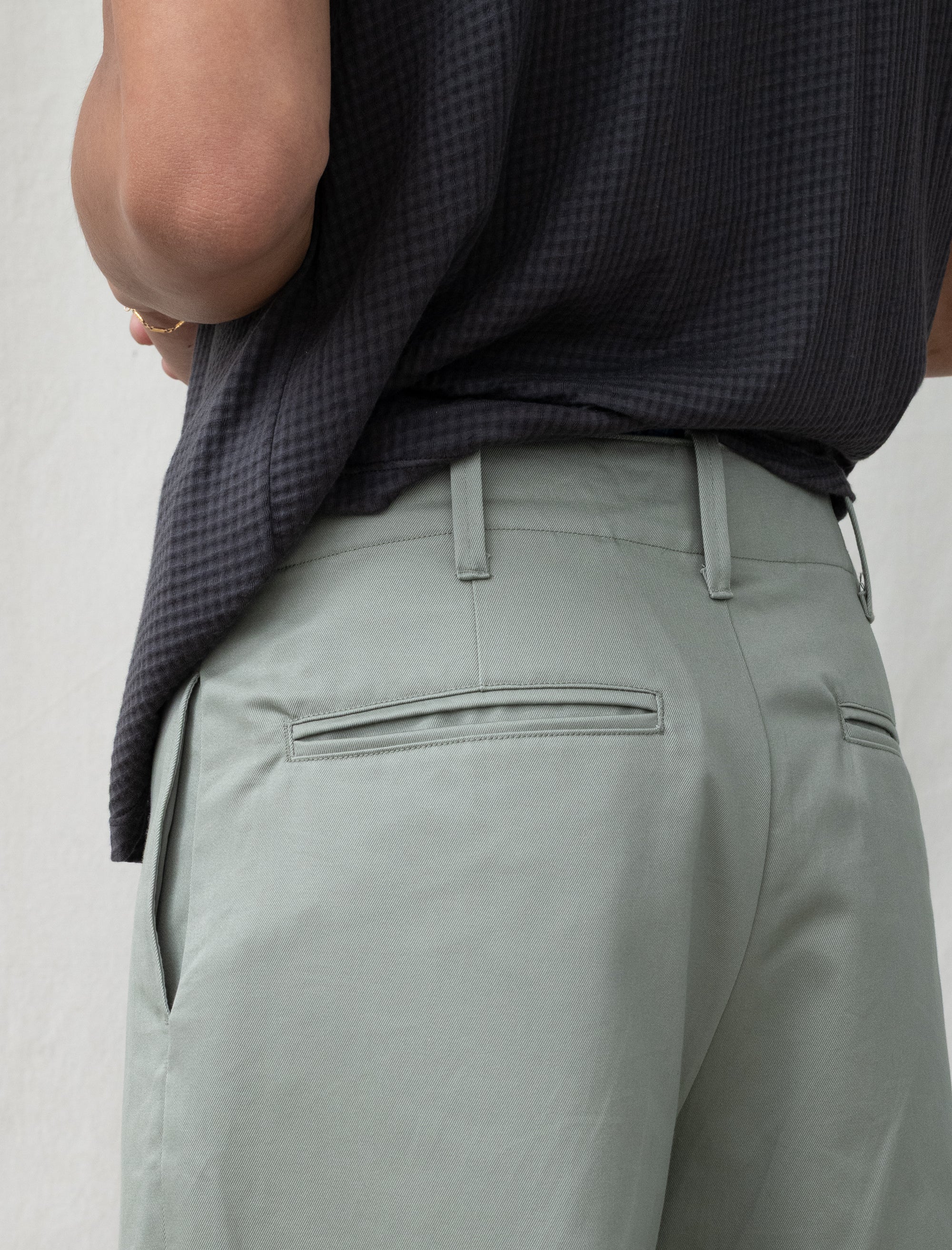 Twill Trouser (Sage) - Image 5