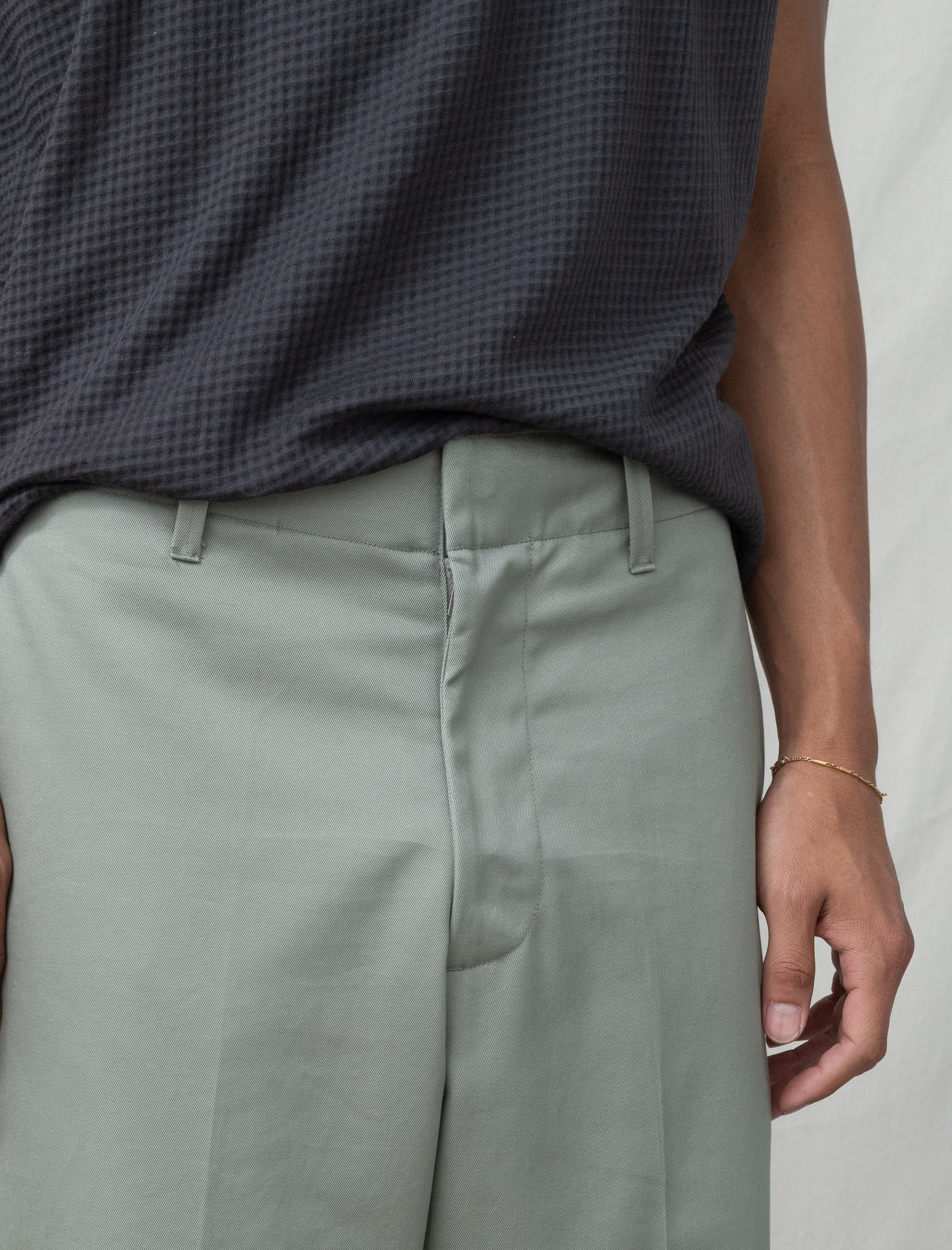 Twill Trouser (Sage) - Image 6